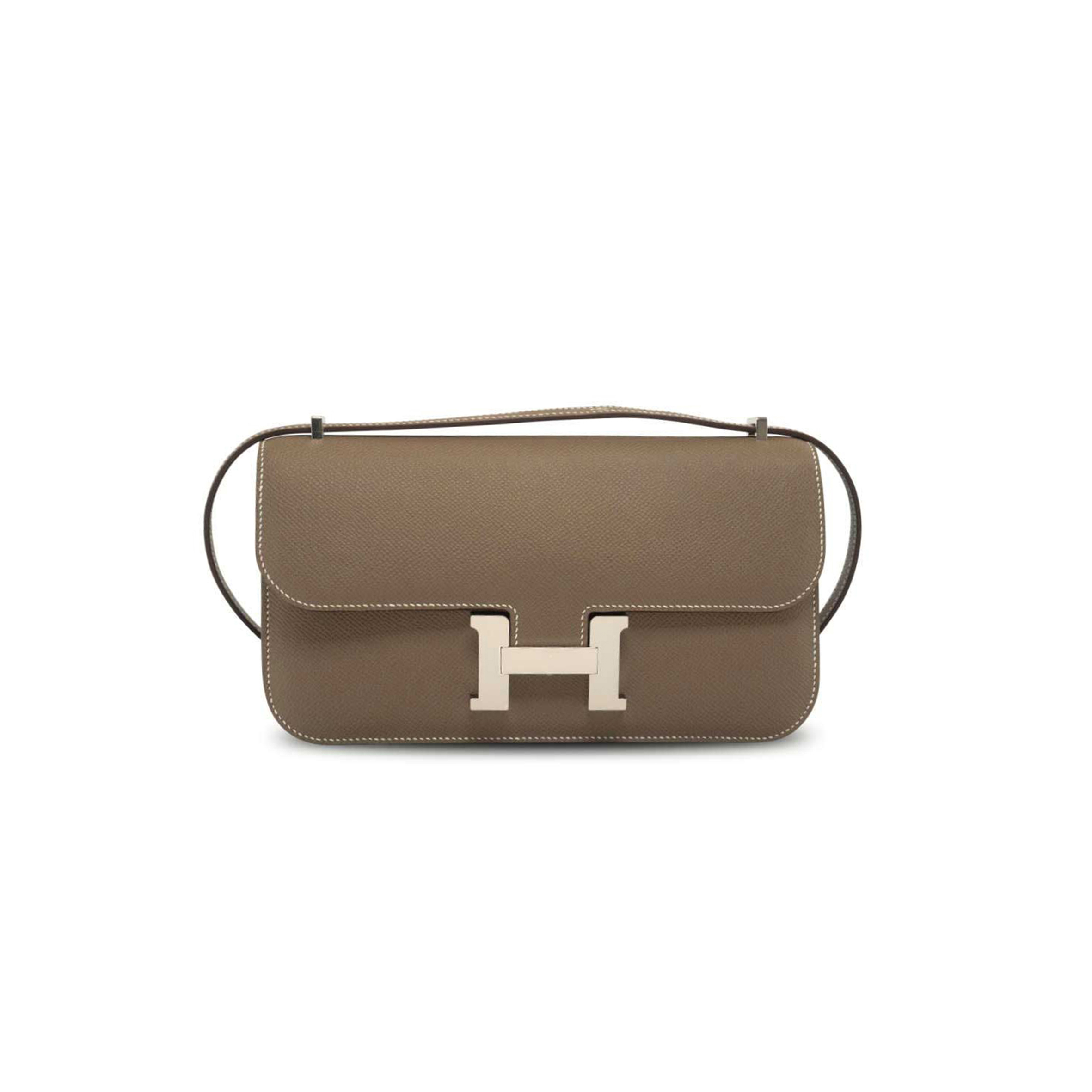 HERMES MASTER CONSTANCE ELAN LONG ETOUPE EPSOM H083918EPSS(26*16*6cm)
